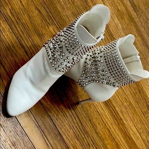 Louboutin Bootie Shoes with sexy heel and spikes